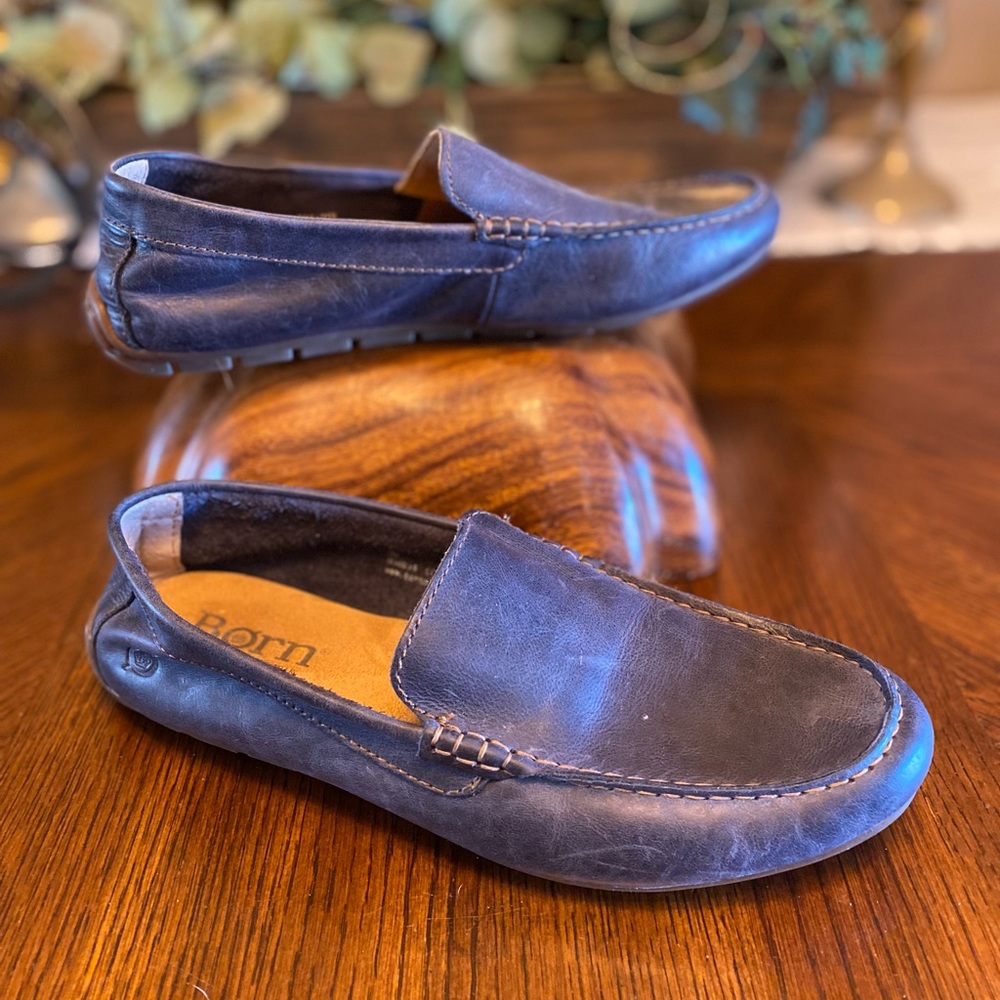 Mens BORN Leather Loafers